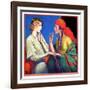 "Fortune Teller,"March 1, 1934-Wladyslaw Benda-Framed Giclee Print