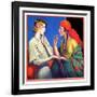 "Fortune Teller,"March 1, 1934-Wladyslaw Benda-Framed Giclee Print