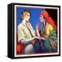 "Fortune Teller,"March 1, 1934-Wladyslaw Benda-Framed Stretched Canvas