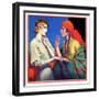 "Fortune Teller,"March 1, 1934-Wladyslaw Benda-Framed Giclee Print