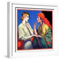 "Fortune Teller,"March 1, 1934-Wladyslaw Benda-Framed Giclee Print