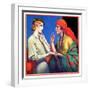 "Fortune Teller,"March 1, 1934-Wladyslaw Benda-Framed Giclee Print