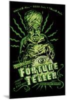 Fortune Teller Retro by Retro-A-Go-Go Poster-null-Mounted Poster