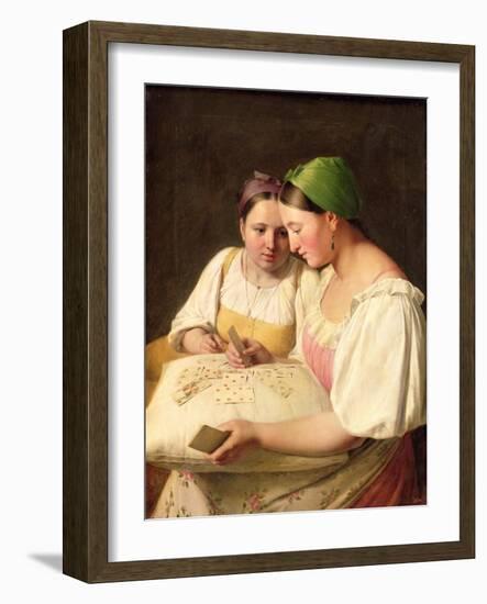 Fortune-Telling, 1842-Aleksei Gavrilovich Venetsianov-Framed Giclee Print