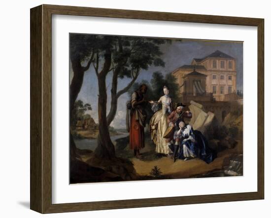 Fortune Telling Gypsy, 1762-Jakob Michel-Framed Giclee Print