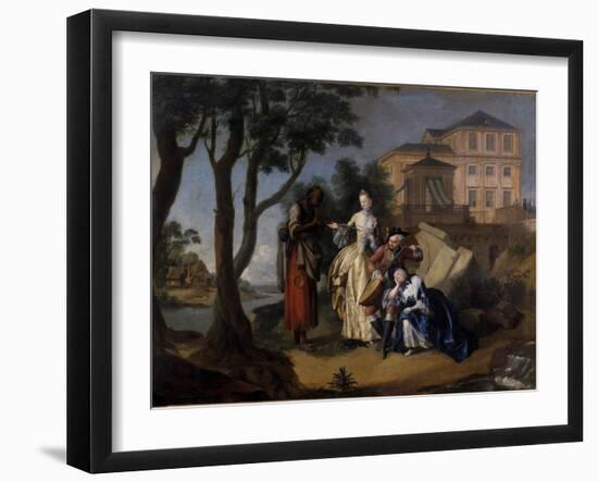 Fortune Telling Gypsy, 1762-Jakob Michel-Framed Giclee Print