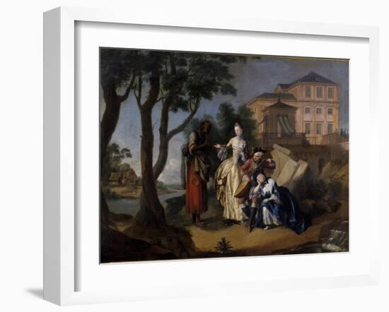 Fortune Telling Gypsy, 1762-Jakob Michel-Framed Giclee Print