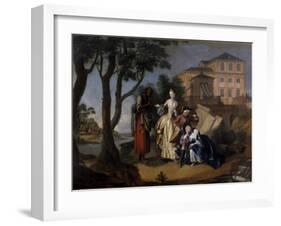 Fortune Telling Gypsy, 1762-Jakob Michel-Framed Giclee Print