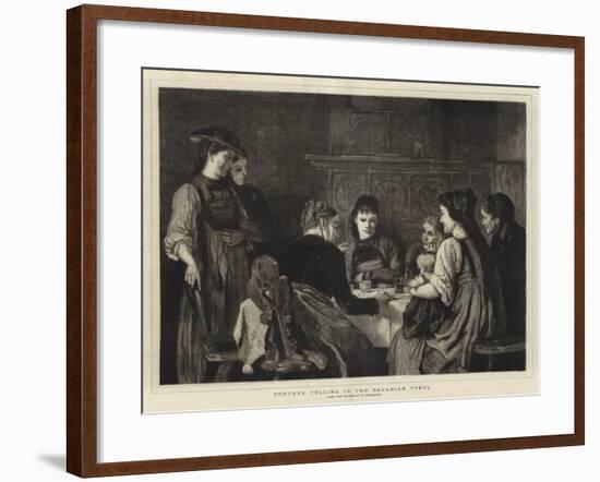 Fortune Telling in the Bavarian Tyrol-null-Framed Giclee Print