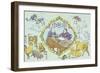 Fortune Telling Scene and Signs of the Chinese Zodiac-null-Framed Giclee Print