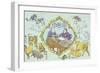 Fortune Telling Scene and Signs of the Chinese Zodiac-null-Framed Giclee Print