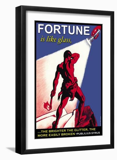 Fortune-null-Framed Art Print