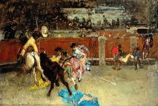 Scene of Bullfight-Fortuny y Marsal Mariano-Mounted Giclee Print