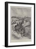 Forty Below Zero, a Russian Government Post in the Trans-Baikal-Paul Frenzeny-Framed Giclee Print