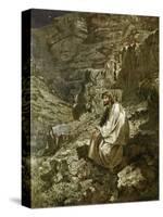 Forty Days in the Wilderness, Tempted by Satan-William Brassey Hole-Stretched Canvas