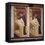 Forty Illustrious Members of the Dominican Order, 1352-Tommaso Da Modena Tommaso Da Modena-Framed Stretched Canvas