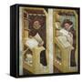 Forty Illustrious Members of the Dominican Order, 1352-Tommaso Da Modena Tommaso Da Modena-Framed Stretched Canvas