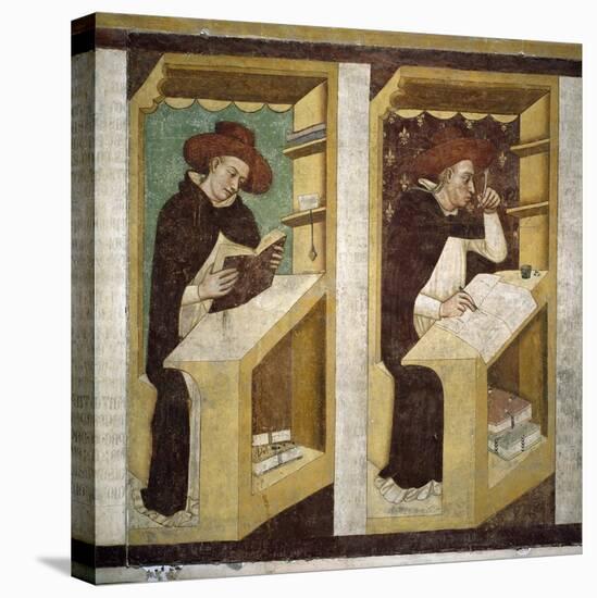 Forty Illustrious Members of the Dominican Order, 1352-Tommaso Da Modena Tommaso Da Modena-Stretched Canvas