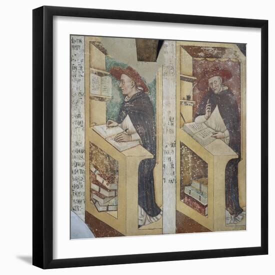 Forty Illustrious Members of the Dominican Order, 1352-Tommaso Da Modena Tommaso Da Modena-Framed Giclee Print