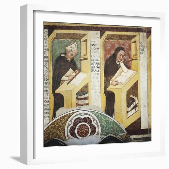 Forty Illustrious Members of the Dominican Order, 1352-Tommaso Da Modena Tommaso Da Modena-Framed Giclee Print