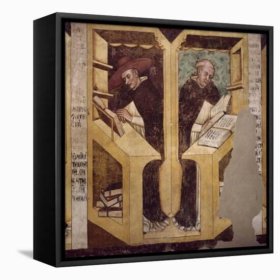 Forty Illustrious Members of the Dominican Order, 1352-Tommaso Da Modena Tommaso Da Modena-Framed Stretched Canvas