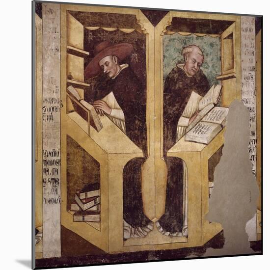 Forty Illustrious Members of the Dominican Order, 1352-Tommaso Da Modena Tommaso Da Modena-Mounted Giclee Print