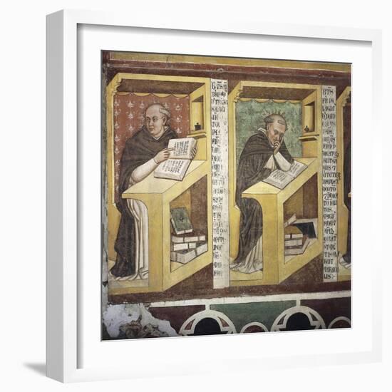 Forty Illustrious Members of the Dominican Order, 1352-Tommaso Da Modena Tommaso Da Modena-Framed Giclee Print