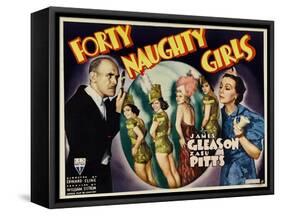 Forty Naughty Girls, James Gleason, Zasu Pitts, 1937-null-Framed Stretched Canvas