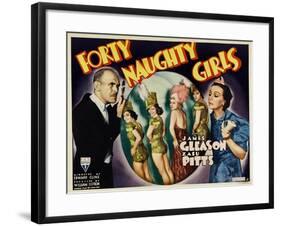 Forty Naughty Girls, James Gleason, Zasu Pitts, 1937-null-Framed Art Print