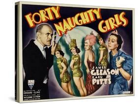 Forty Naughty Girls, James Gleason, Zasu Pitts, 1937-null-Stretched Canvas