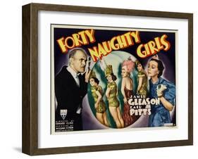 Forty Naughty Girls, James Gleason, Zasu Pitts, 1937-null-Framed Art Print