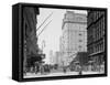 Forty-Second Street, Looking West, New York, N.Y.-null-Framed Stretched Canvas