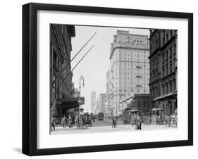 Forty-Second Street, Looking West, New York, N.Y.-null-Framed Photo