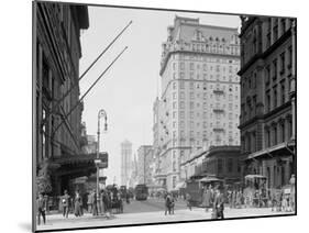 Forty-Second Street, Looking West, New York, N.Y.-null-Mounted Photo
