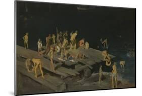 Forty-Two Kids, 1907-George Wesley Bellows-Mounted Giclee Print