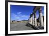 Forum and Vesuvius, Roman Ruins of Pompeii, UNESCO World Heritage Site, Campania, Italy, Europe-Eleanor Scriven-Framed Photographic Print