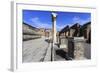 Forum and Vesuvius Through Arch, Roman Ruins of Pompeii, Campania, Italy-Eleanor Scriven-Framed Photographic Print