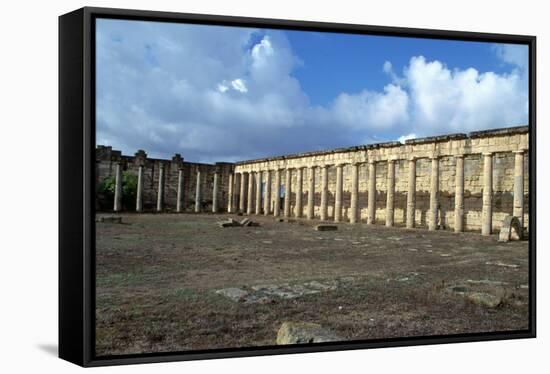 Forum, Cyrene, Libya-Vivienne Sharp-Framed Stretched Canvas