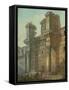 Forum of Nerva-Charles Louis Clerisseau-Framed Stretched Canvas