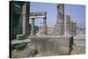 Forum, Pompeii, Campania, Italy-Walter Rawlings-Stretched Canvas