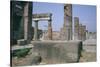 Forum, Pompeii, Campania, Italy-Walter Rawlings-Stretched Canvas