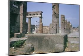 Forum, Pompeii, Campania, Italy-Walter Rawlings-Mounted Photographic Print
