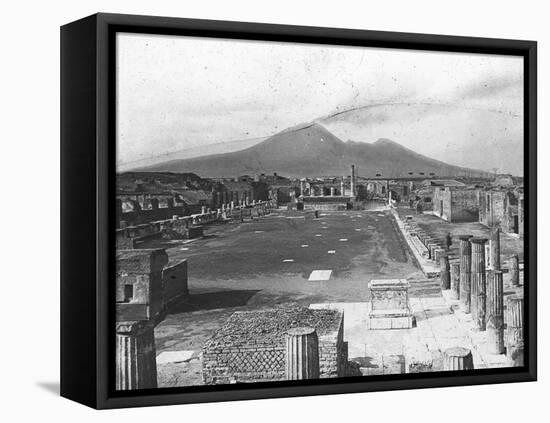 Forum, Pompeii, Italy, Late 19th or Early 20th Century-null-Framed Stretched Canvas