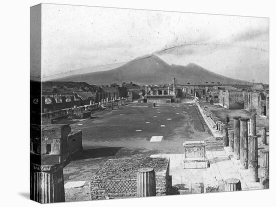 Forum, Pompeii, Italy, Late 19th or Early 20th Century-null-Stretched Canvas