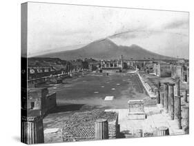 Forum, Pompeii, Italy, Late 19th or Early 20th Century-null-Stretched Canvas