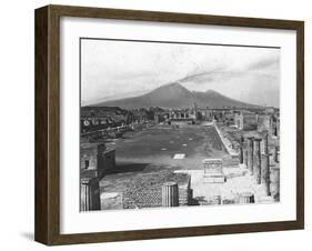 Forum, Pompeii, Italy, Late 19th or Early 20th Century-null-Framed Giclee Print