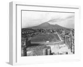 Forum, Pompeii, Italy, Late 19th or Early 20th Century-null-Framed Giclee Print