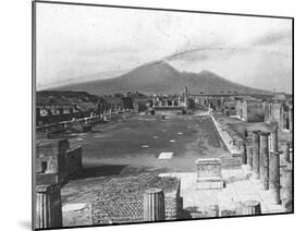 Forum, Pompeii, Italy, Late 19th or Early 20th Century-null-Mounted Giclee Print