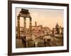 Forum Romano, Rome, Italy, c.1890-c.1900-null-Framed Giclee Print