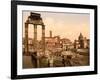 Forum Romano, Rome, Italy, c.1890-c.1900-null-Framed Giclee Print